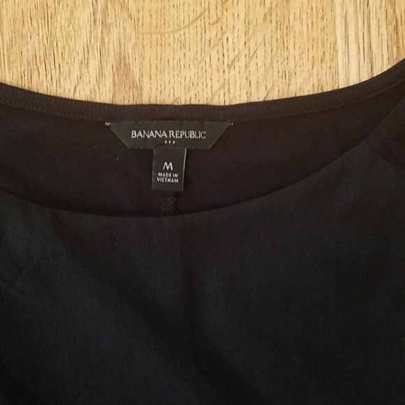 Black Banana Republic Sleeveless Blouse - Picture 4 of 6